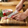 Kitchen 2Pcs Stainless steel Chef Scissor Knife Set