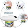 Kitchen Electric Can Opener;  Open Your Cans with A Simple Push of Button - Smooth Edge;  Food-Safe and Battery Operated Handheld Can Opener