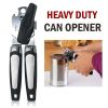 Handheld Manual Can Opener With Sharp Cutting Wheel Blade Lid Cap Openers