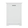 Trash Can Cabinet with Adjustable Tilted Angles;  Kitchen Garbage Bin Holder for Kitchen;  Living Room and Balcony;  White