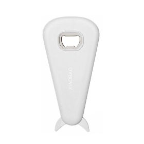 Reheyre Sturdy Bottle Opener - Rust-Proof ABS Jar, Can, Corkscrew, and Beer Bottle Cap Remover - Essential Home Bar Tools (Color: White)