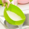 1pc Rice Washer Quinoa Strainer Cleaning Veggie Fruit Wash Sifter Kitchen Tools With Handle