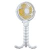 Portable Baby Stroller Fan Rechargeable Handheld Fan with Flexible Tripod Clip On Desktop Hanging Fan 3 Gear Speed with Tilt Head